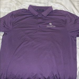 Purple Cutter & Buck Golf Polo